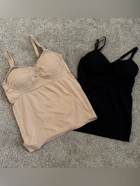Kindred Bravely Nude & Black Nursing and Pumping Tank